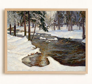 WINTER STREAM - Museum Quality Art