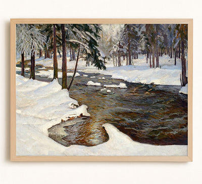 WINTER STREAM - Museum Quality Art