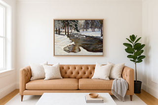 WINTER STREAM - Museum Quality Art