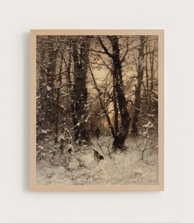 WINTER TWILIGHT - Museum Quality Art