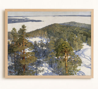 WINTER VIEW - Museum Quality Art