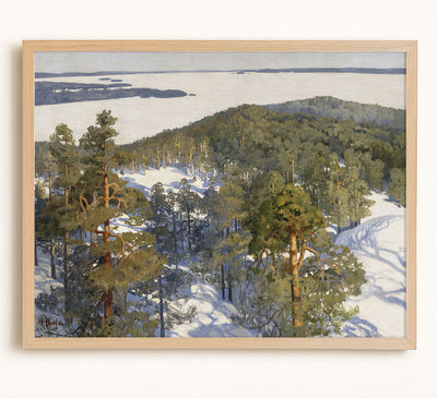 WINTER VIEW - Museum Quality Art
