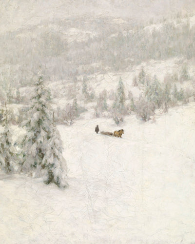 WINTER Norway art print - Museum Quality Art