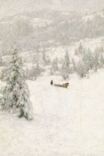 WINTER Norway art print - Museum Quality Art