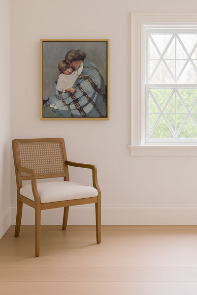 WOMAN AND CHILD - Museum Quality Art