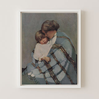 WOMAN AND CHILD - Museum Quality Art