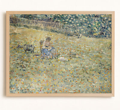 Woman and Goat