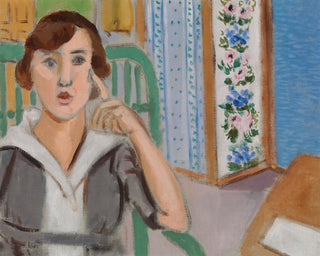 WOMAN AND SCREEN - Museum Quality Art