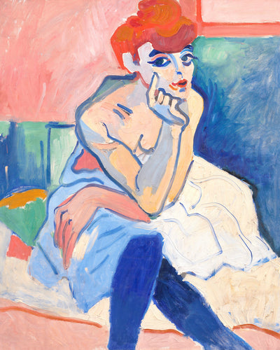 WOMAN IN A CHEMISE - Museum Quality Art