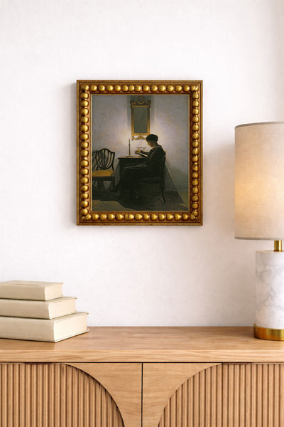 Woman Reading by Candlelight