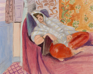 WOMAN RECLINING - Museum Quality Art