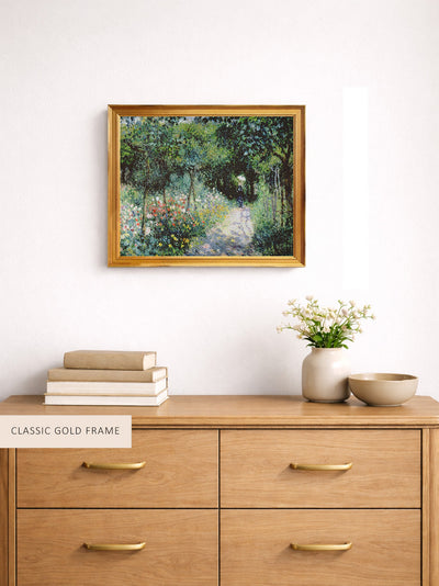 WOMAN IN A GARDEN - Museum Quality Art