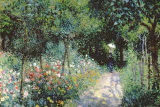 WOMAN IN A GARDEN