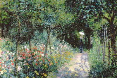 WOMAN IN A GARDEN