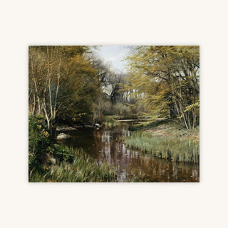 WOODED RIVER LANDSCAPE — Primary Image