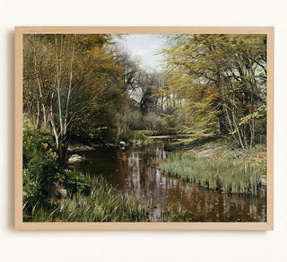 Wooded River Landscape