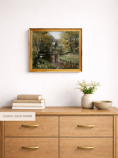 Wooded River Landscape