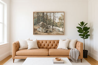 WOODED VIEW - Museum Quality Art