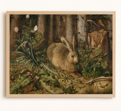 WOODLAND RABBIT - Museum Quality Art