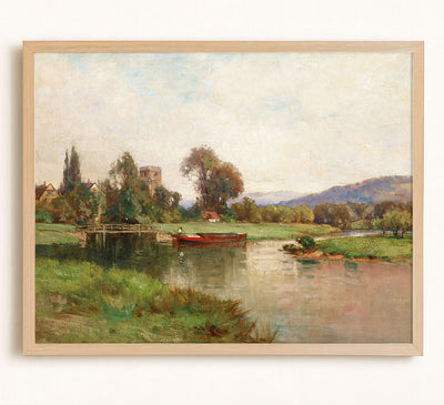 Working on the Thames River
