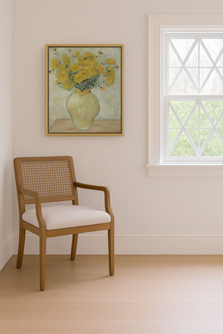 YELLOW CHRYSANTHEMUMS - Museum Quality Art