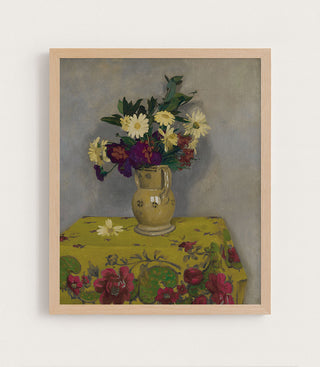 YELLOW DAISIES AND VARIOUS FLOWERS - Museum Quality Art