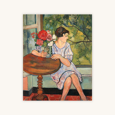YOUNG GIRL IN FRONT OF A WINDOW — Primary Image