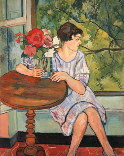 Young Girl in Front of a Window