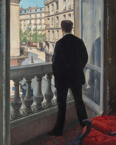 YOUNG MAN AT HIS WINDOW