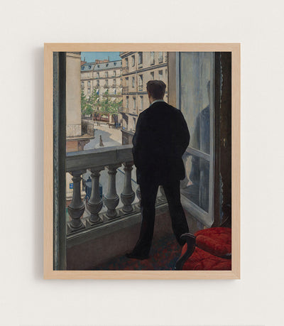 YOUNG MAN AT HIS WINDOW