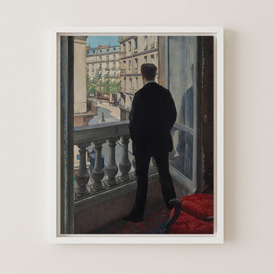 YOUNG MAN AT HIS WINDOW