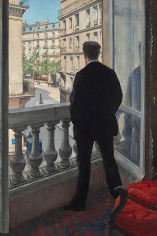 YOUNG MAN AT HIS WINDOW