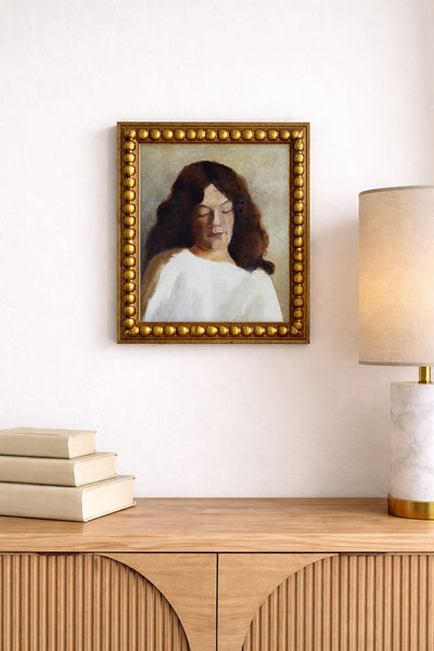 Young Woman With Her Hair Down