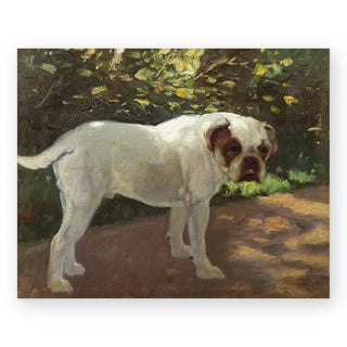a-bulldog-on-a-garden-path-art-print_Featured