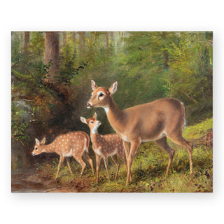 a-doe-and-two-fawns-art-print_Featured