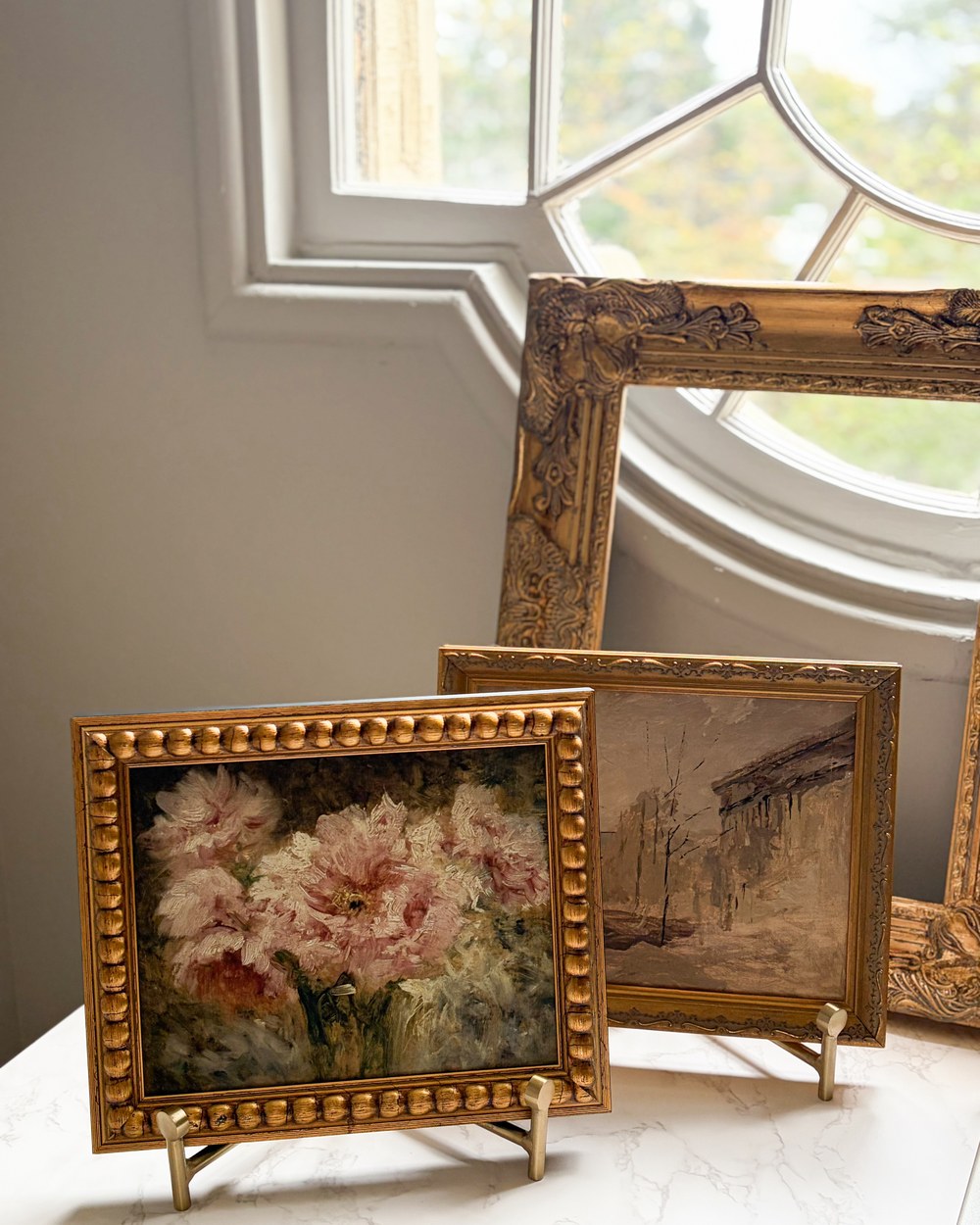 Antique gold frame