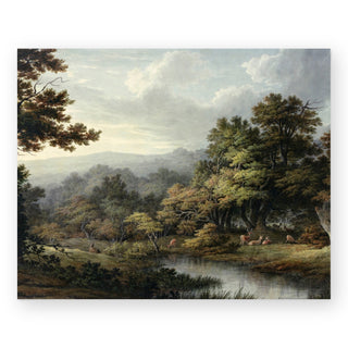 forest-glade-with-pool-and-deer-art-print_Featured