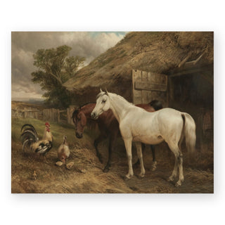 horses-in-a-farmyard-art-print_Featured