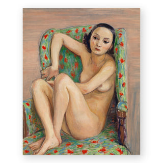 model-in-a-green-chair-art-print_Featured