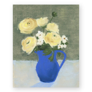 ranunculus-in-a-blue-vase-shannon-elle-art-print_Featured