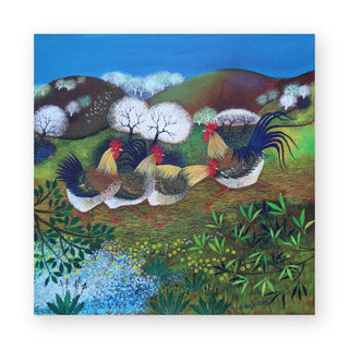 rollicking-roosters-square-art-print_Featured