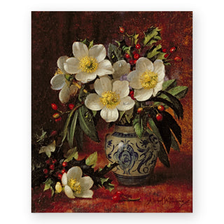 still-life-of-christmas-roses-and-holly-art-print_Featured