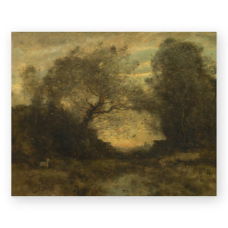 the-pond-at-the-entrance-of-the-woods-art-print_Featured
