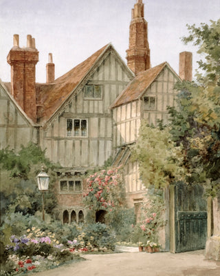 AN OLD MANOR HOUSE AND GARDEN