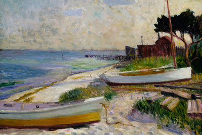 BOATS ON THE BEACH