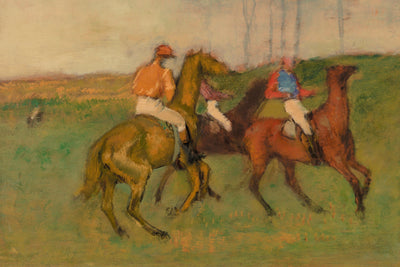 JOCKEYS AND RACE HORSES