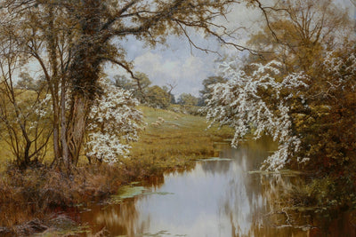 LANDSCAPE WITH HAWTHORNS