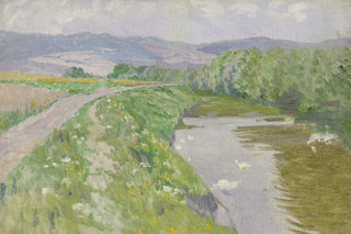 LANDSCAPE WITH STREAM