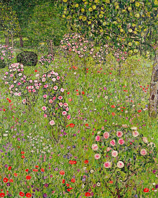 ORCHARD WITH ROSES, VERTICAL