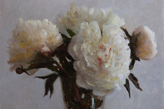 PEONIES IN WHITE
